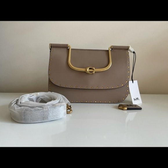 coach ellie crossbody with rivets